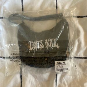 Brand New Dolls Kill Black Shoulder Bag
